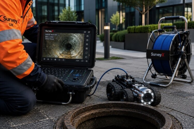 SurveyX CCTV underground inspection technology